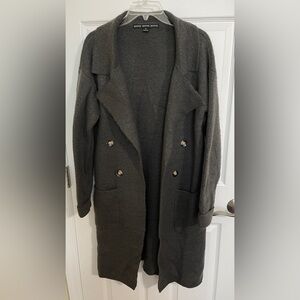 HYFVE lightweight Sweater Duster Charcoal Gray size small